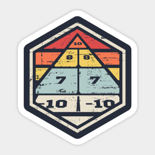 Retro Badge Shuffleboard Board Sticker